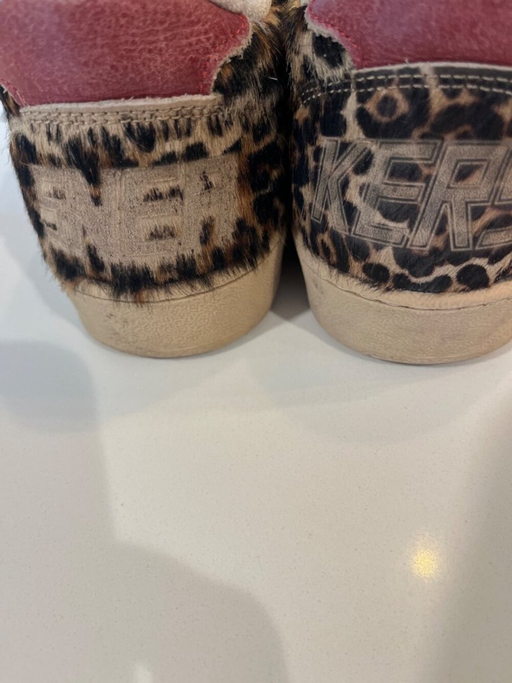 Golden Goose Deluxe Brand Leopard-Print Superstar Sneakers With Distressed Detai - Picture 9 of 14